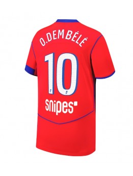 Billige Paris Saint-Germain Ousmane Dembele #10 Tredjedrakt 2025-26 Kortermet